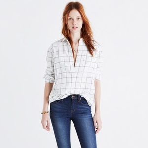 Madewell Windowpane Flannel